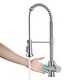 preview thumbnail 15 of 153, Kraus Britt Commercial 3-Function 1-Handle Pulldown Kitchen Faucet KSF-1691 - 22 1/4" Height - SFS - Spot Free Stainless Steel