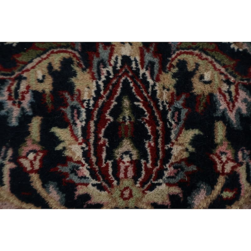 Hand Knotted Oriental 100% Wool Carpet Traditional Floral Red Sarouk Area Rug - 13' 1'' X 8' 10''