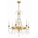 preview thumbnail 5 of 3, Crystorama Lighting Group MAI-18606 Maizey 6 Light 28" Wide Crystal