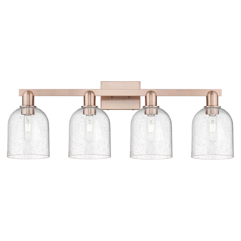 Innovations Lighting 716-4W-12-33 Bella Vanity Bella 4 Light 33" Wide - Antique Copper / Seedy