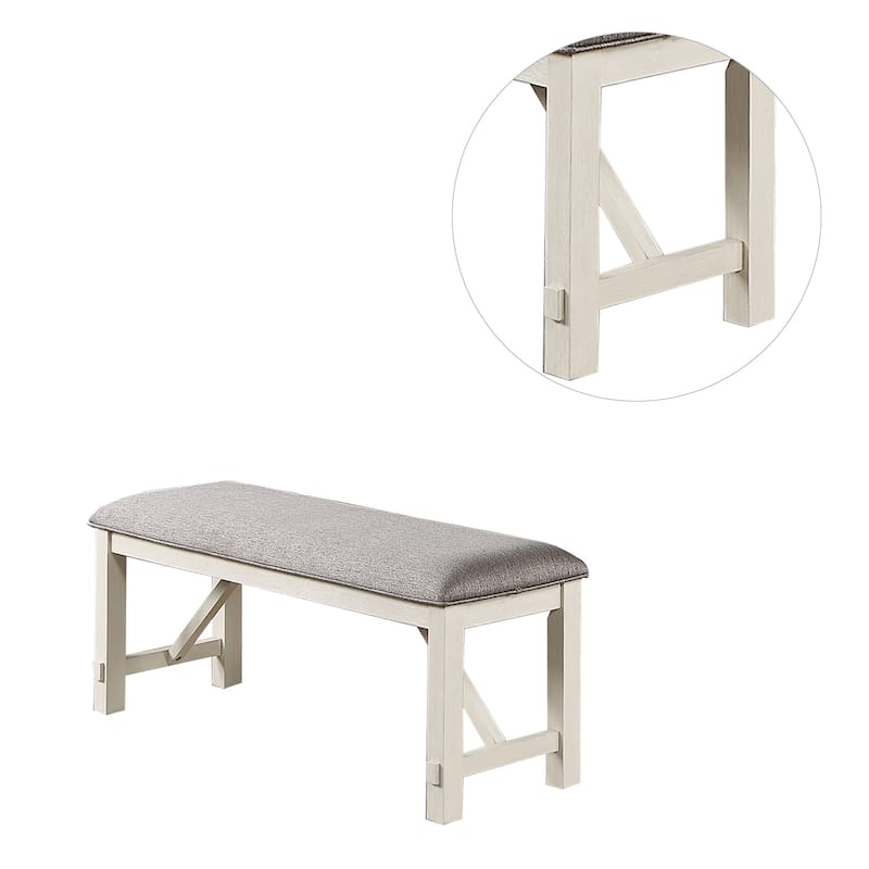 Upholstered Cushion Dining Bench