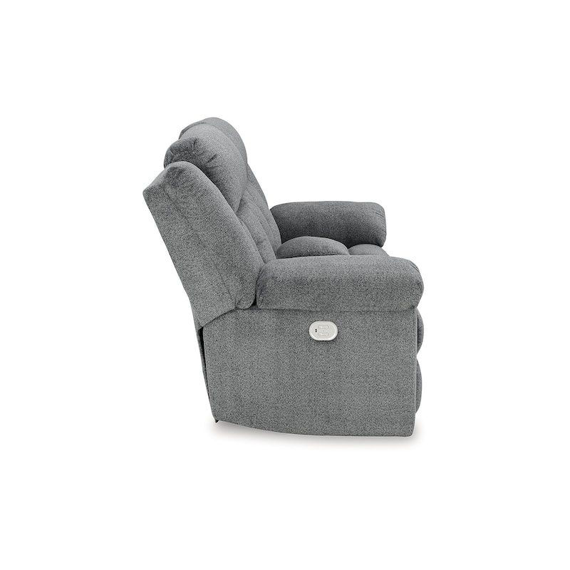 Signature Design by Ashley Tip-Off Power Reclining Loveseat - 80"W x 42"D x 45"H