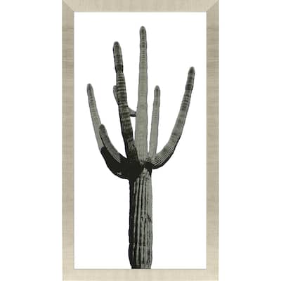Saguaro I Framed Art Giclee Under Glass - Green