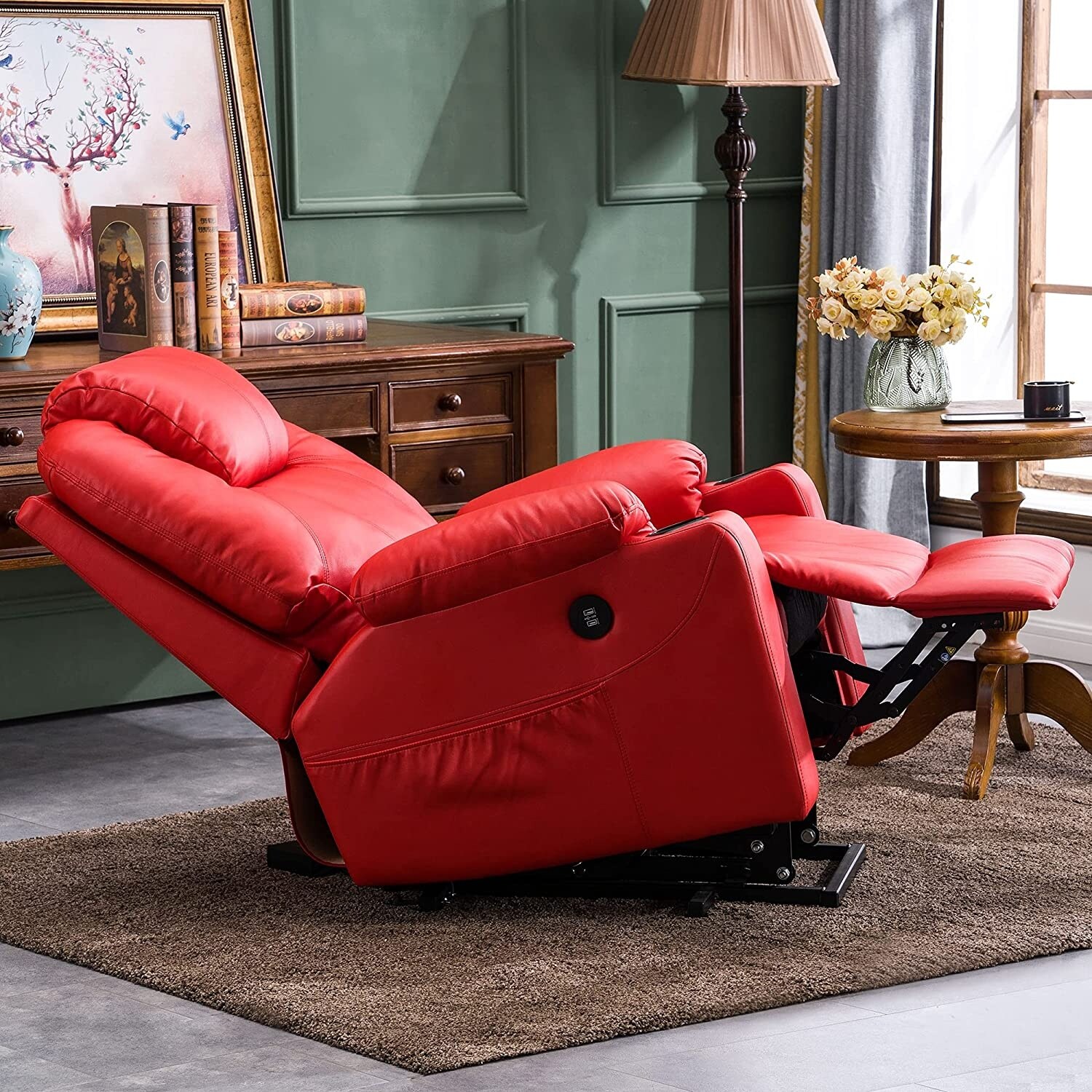 Mcombo electric power lift recliner chair hotsell sofa with massage and heat for elderly