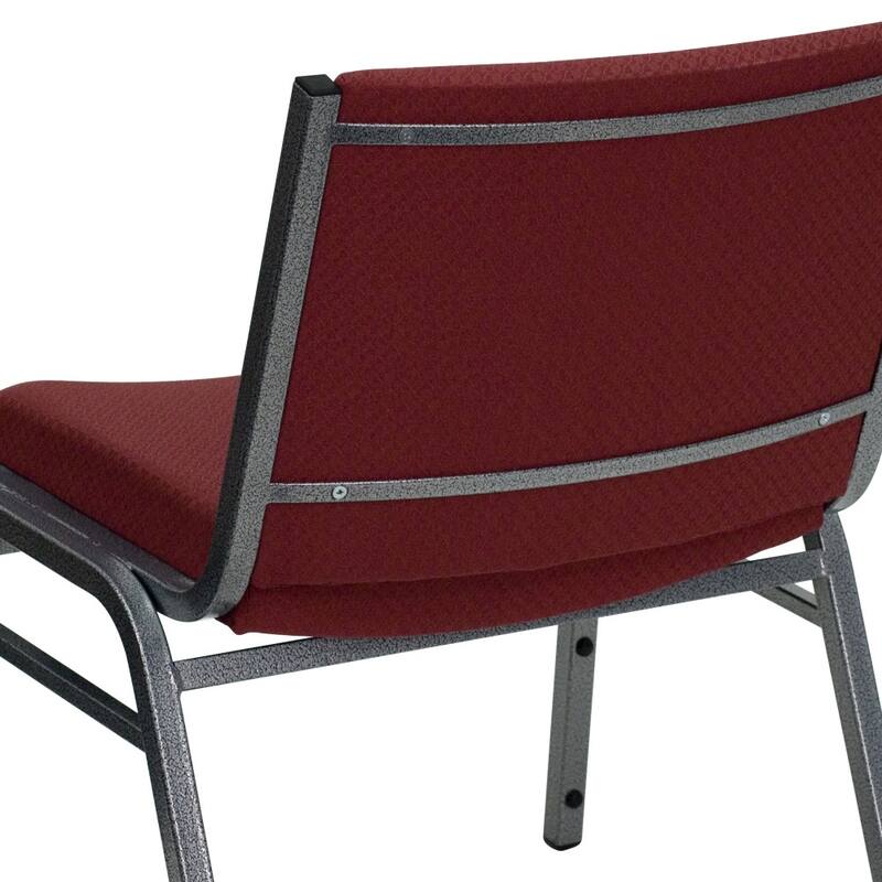 2 Pack Big & Tall 1000 lb. Rated Fabric Stack Chair