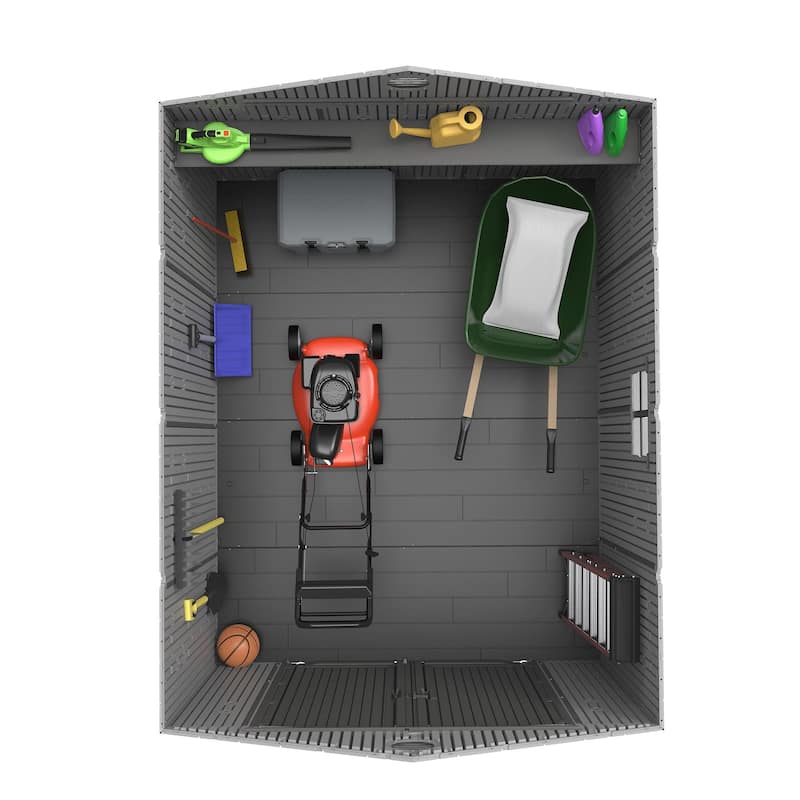 Lifetime 8 Ft. x 10 Ft. Outdoor Storage Shed