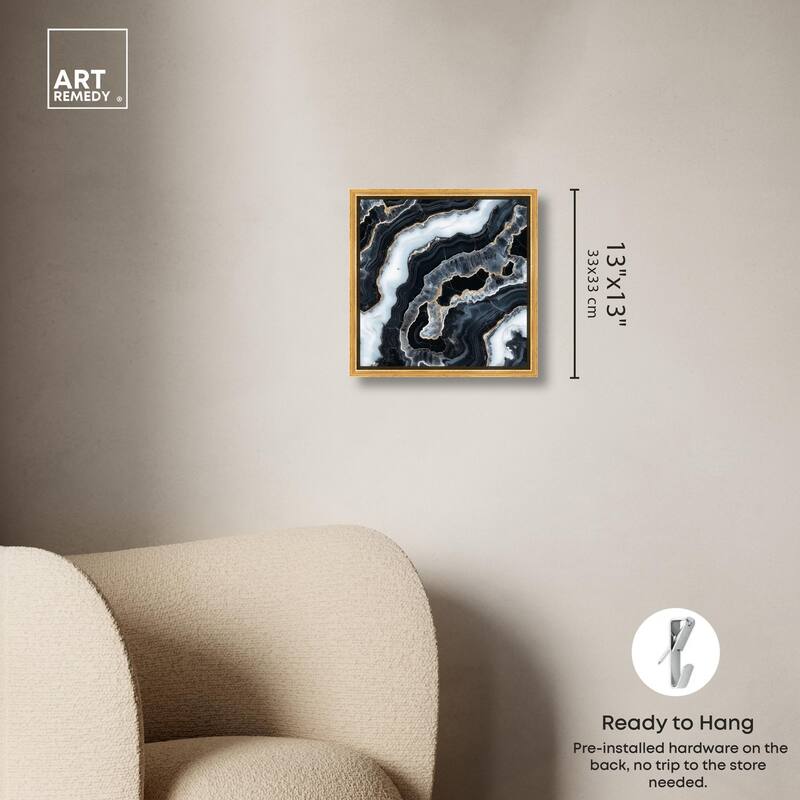Aureate Ash Canvas by Art Remedy