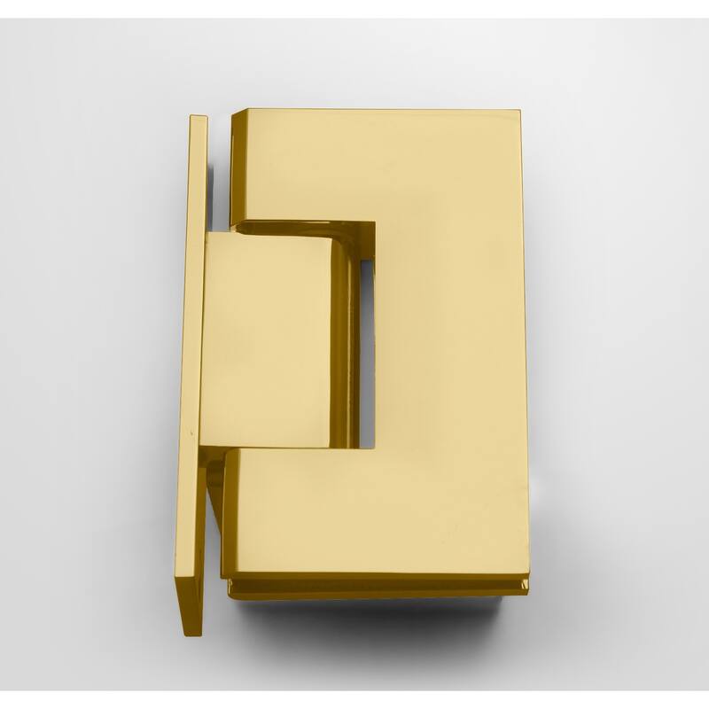 Glass Warehouse 78" x 41" x 36" Frameless 90 Degree Shower Enclosure - Wall Hinge