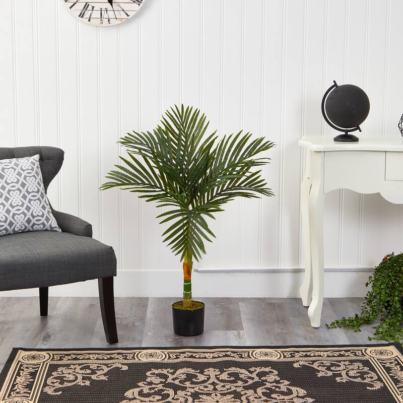 3' Golden Cane Artificial Palm Tree - 6"