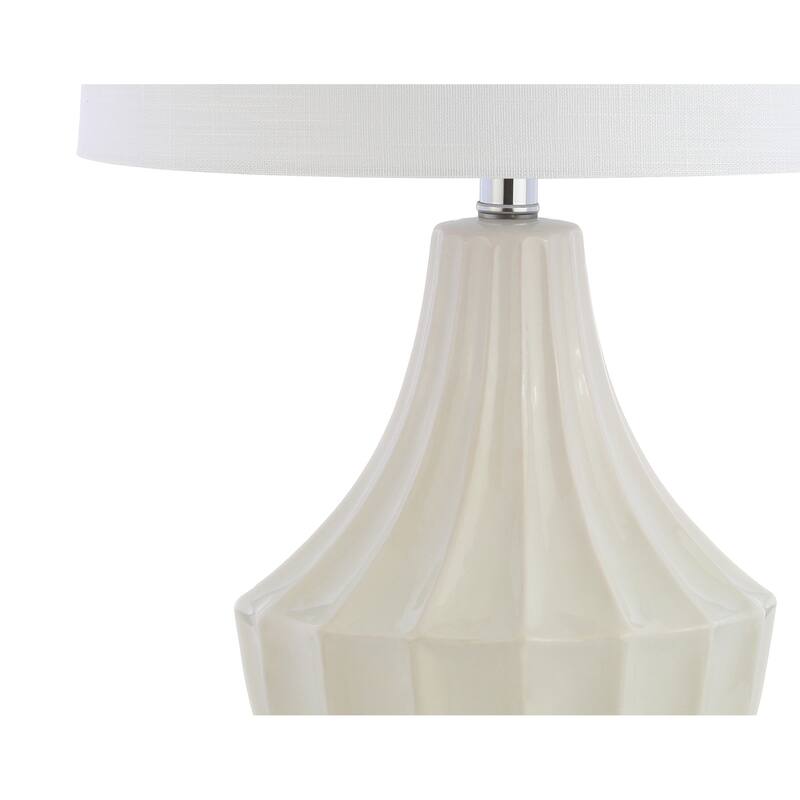 Thatcher 24.5" Ceramic LED Table Lamp, Navy by JONATHAN Y