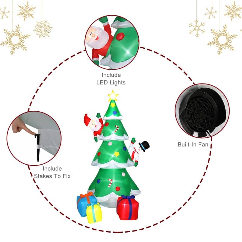 Inflatable Garden Christmas Tree Decoration