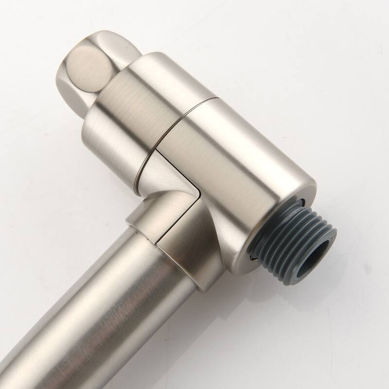 Drill-Free Rain Showerhead 7-Setting Hand, Dual Shower Head Spa System with Tup Spout (Rough-in Valve Included)