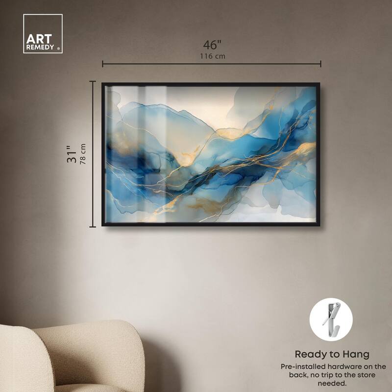 Postmodern Flow II Shadowbox by Art Remedy