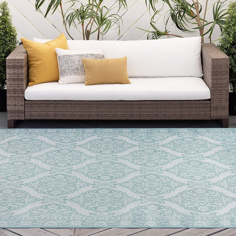 Vision French Country Floral Indoor/Outdoor Area Rug