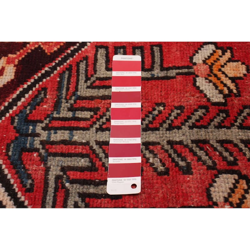 ECARPETGALLERY Hand-knotted Konya Anatolian Red Wool Rug - 3'3 x 9'7