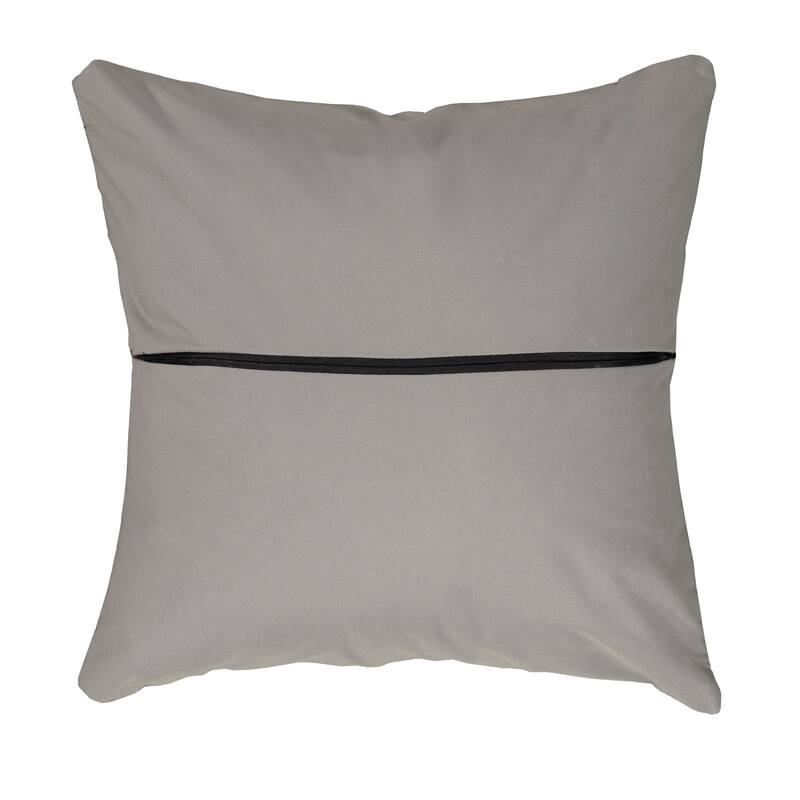 Liora Manne Frontporch Xmas Tree Indoor/Outdoor Pillow Midnight 18" Square