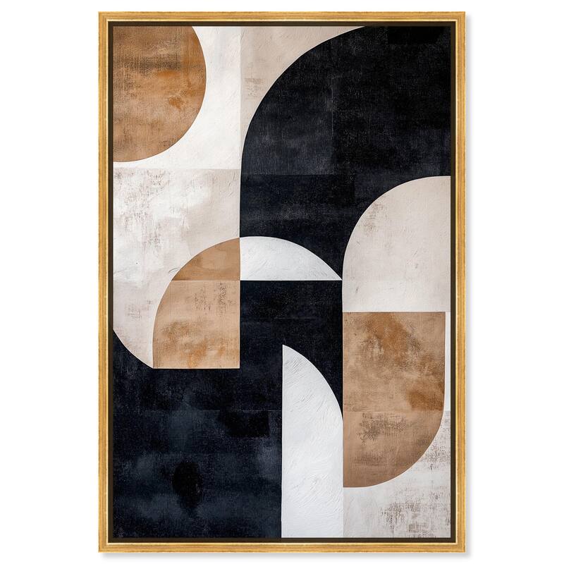 Arching Forms II Canvas by Art Remedy - Gold - 10" x 15"