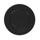 preview thumbnail 17 of 37, Charger Plates With Classic Design (Set of 4) Black - 4 Piece
