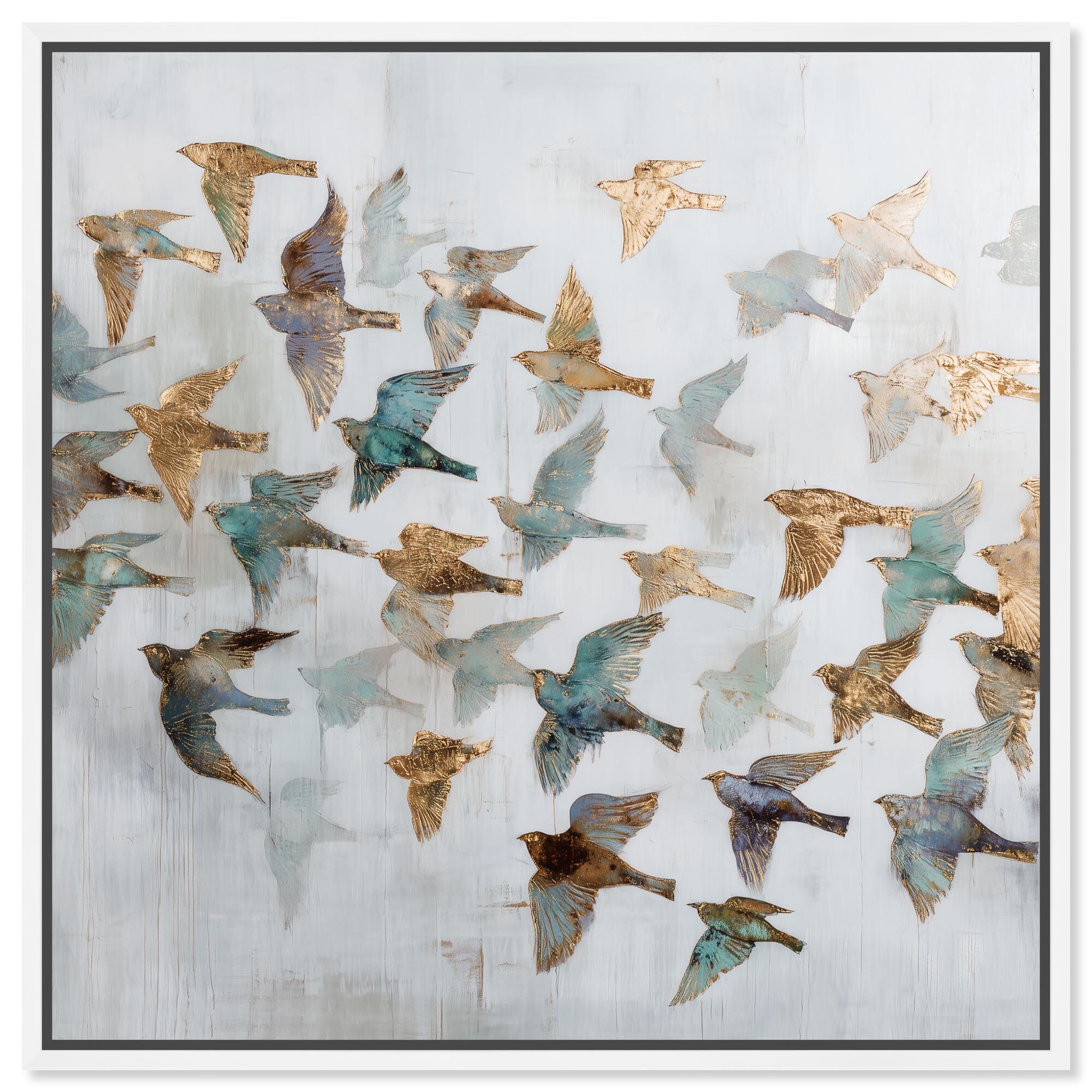 Sky Full of Wings III Farmhouse Decor Canvas Print by Art Remedy