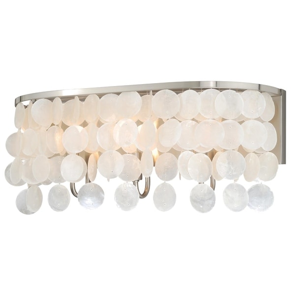 Vaxcel Lighting W0152 Elsa 3 Light Vanity Light - capiz shell