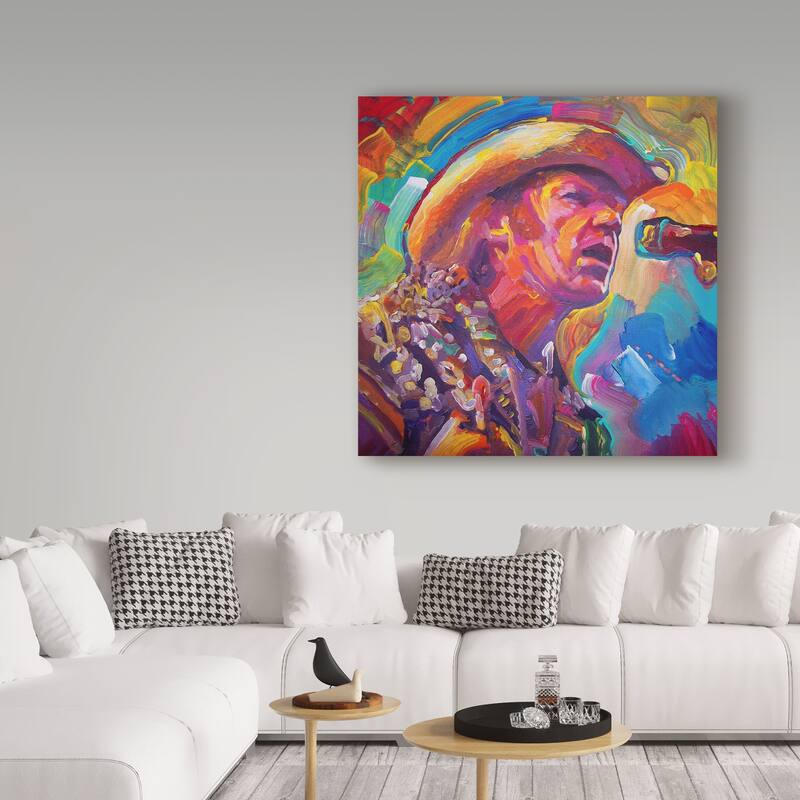 Howie Green 'Neil Young' Canvas Art