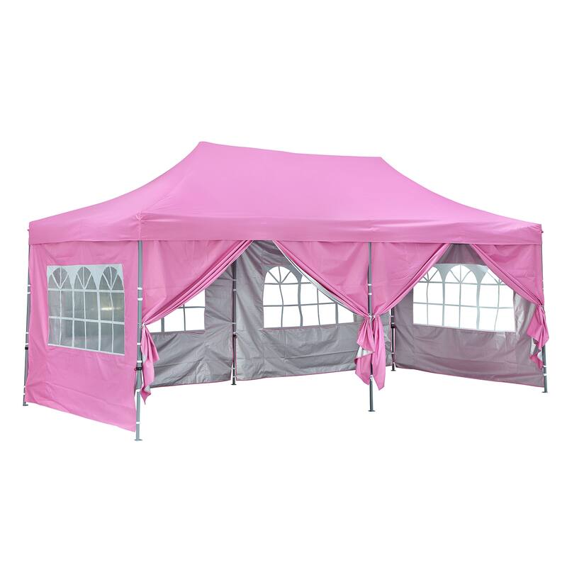 Zenova 10x20 Ft Pop up Canopy Tent Heavy Duty Instant Gazebo