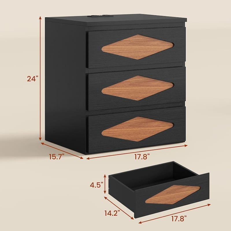 Dresser for Bedroom Chest of Deep Drawers Storage Dressers Organizer