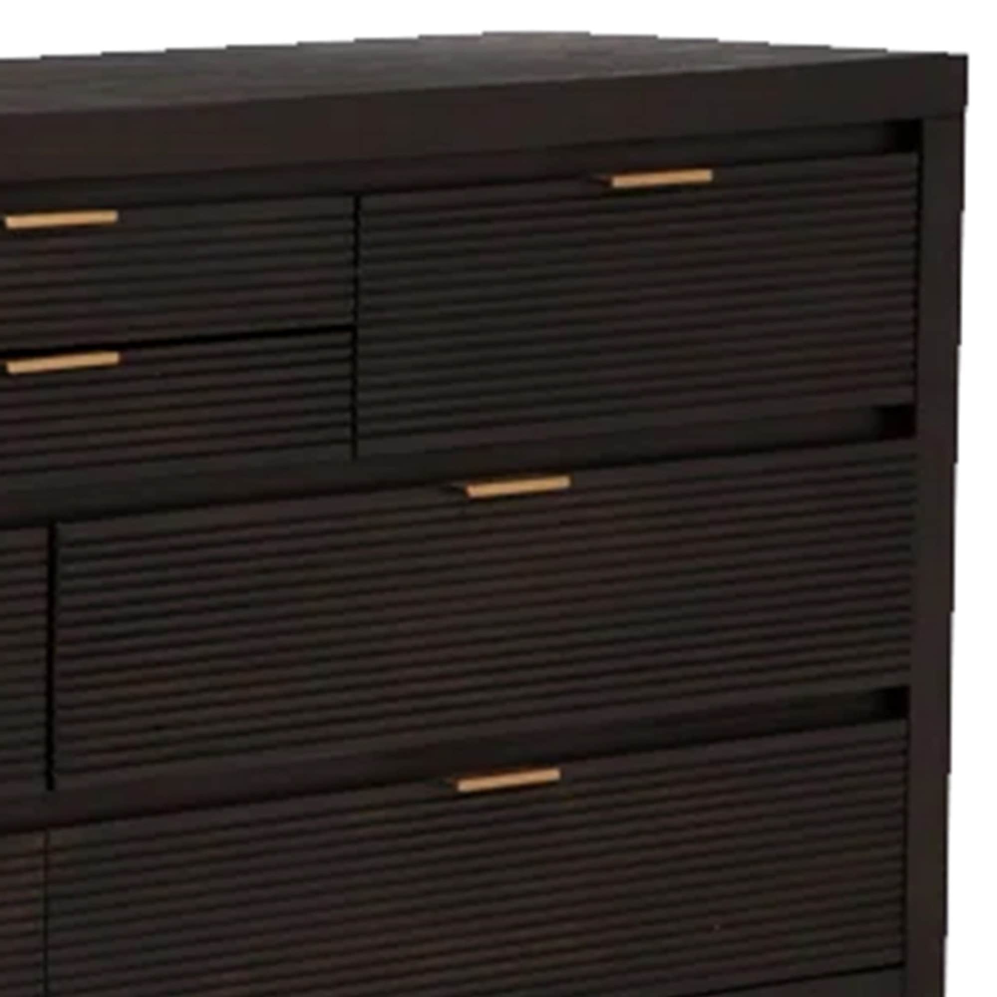 Maq 50 Inch 8 Drawer Wide Dresser Chest, Bronze Metal Handles, Dark Brown - Overstock - 38386138 Maq 50 Inch 8 Drawer Wide Dresser Chest, Bronze Metal Handles, Dark Brown - Overstock - 38386138