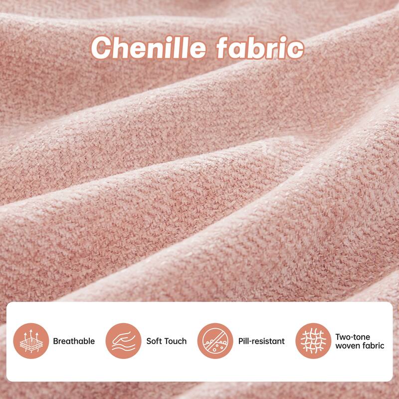 Modular Chenille Tufted Sofas Fits Bedroom, Living Rooms