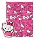 preview thumbnail 2 of 10, Sanrio Hello Kitty Silk Touch Throw Blanket and Cloud Pal Set 50x70 inches - Pink Bow Pretty