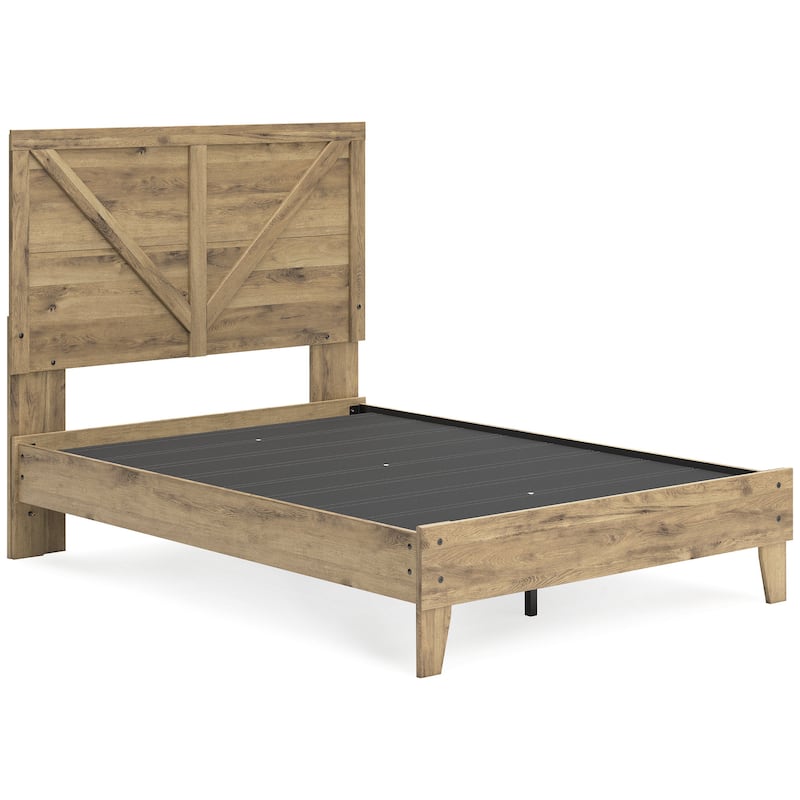 Signature Design by Ashley Larstin Brown Crossbuck Panel Headboard