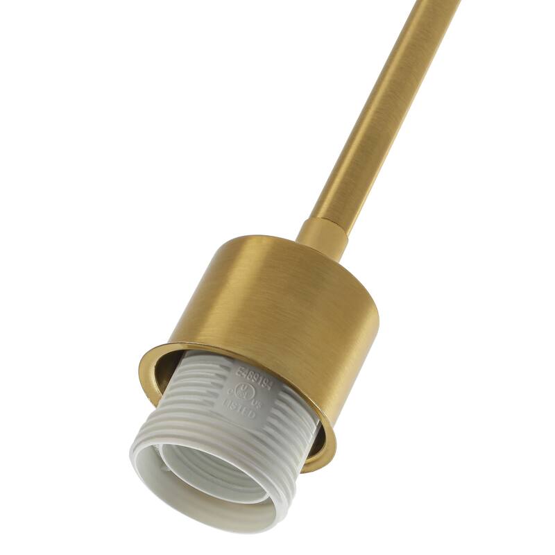 1-Light Crystal Pendant Lighting Fixtures for Sloped Ceiling