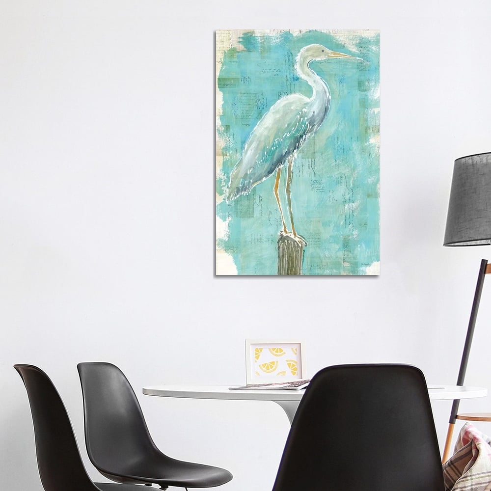 iCanvas "Coastal Egret I" by Sue Schlabach Canvas Print