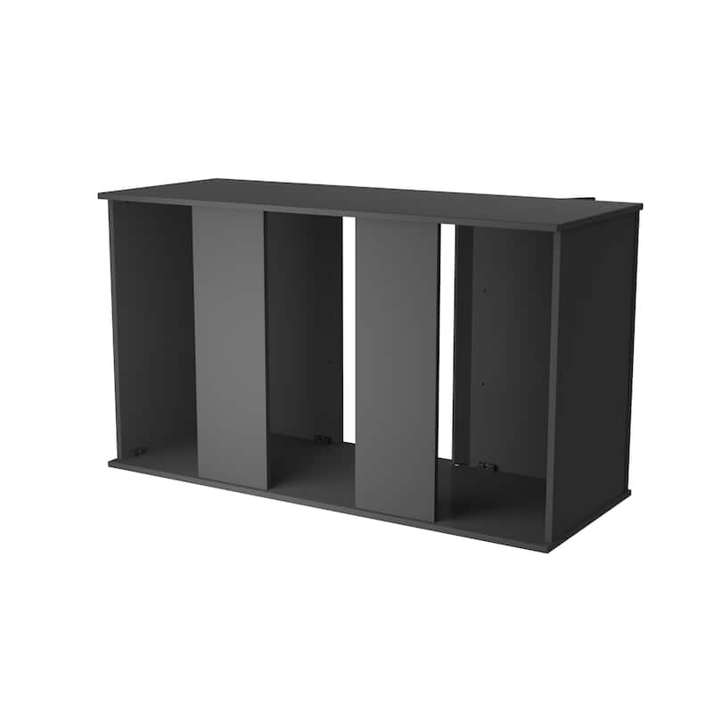 Aquatic Fundamentals 75/90 Gallon Black Aquarium Stand with Enclosed Storage