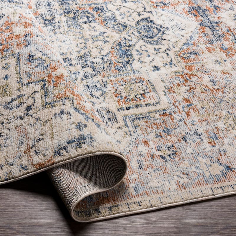 Livabliss Behnam Vintage Medallion Area Rug
