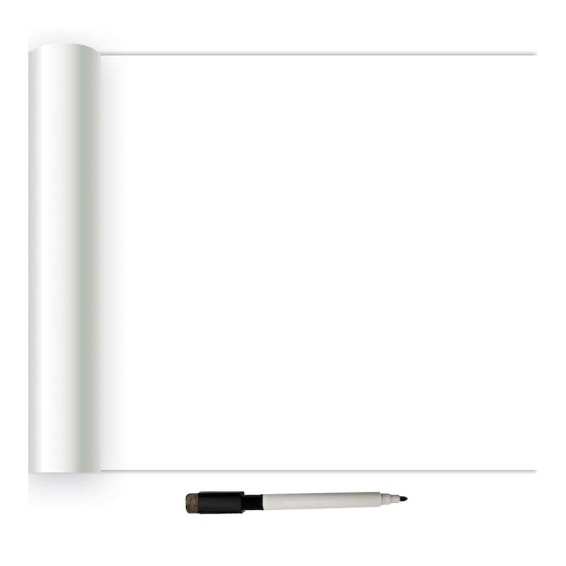NuWallpaper Dry Erase Peel & Stick Wallpaper - 216in x 20.5in x 0.025in