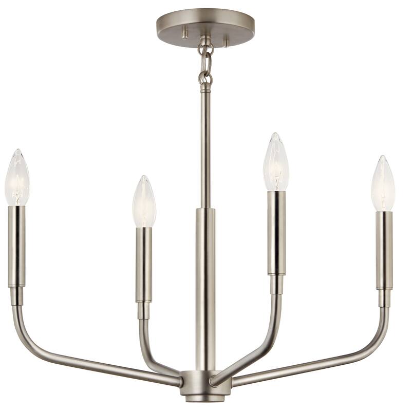 Kichler Lighting Madden Candle Chandelier - 20" - Brushed Nickel