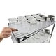 preview thumbnail 8 of 7, Apollo Hardware Chrome 3-Tier Wire Shelf 20"x12"x20" With Shelf Liner