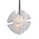 preview thumbnail 1 of 2, Golden Lighting Glacier Integrated LED Pendant in Polished Nickel - Gold