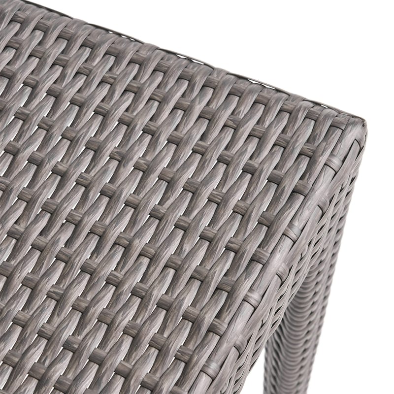 Corsica Outdoor Wicker Square Dining Table (ONLY) by Christopher Knight Home - 36.60 "W x 36.6"D x 28.35"H