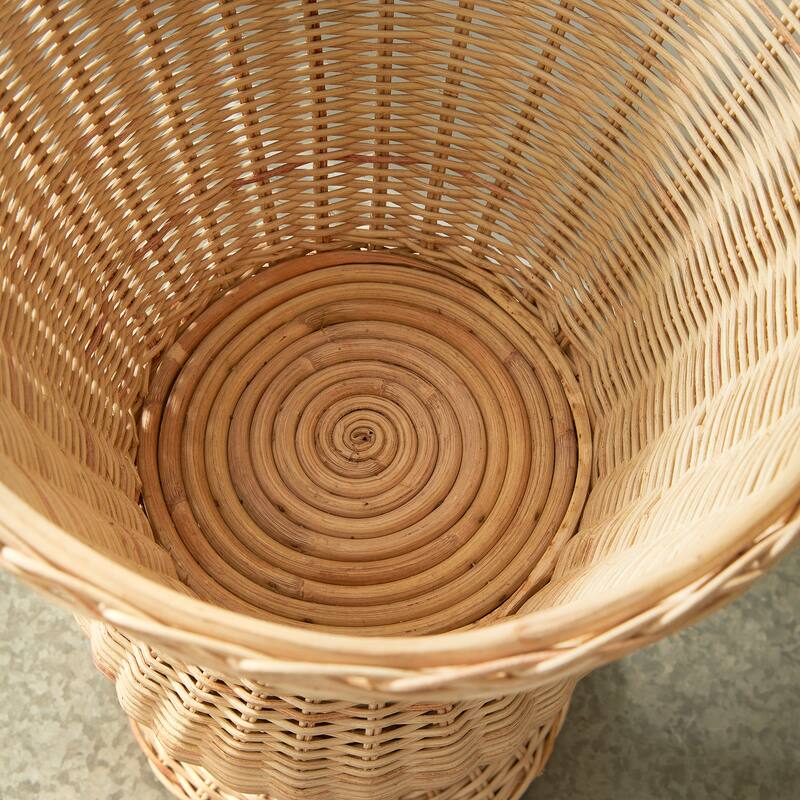 Verona Rattan Wicker Urn