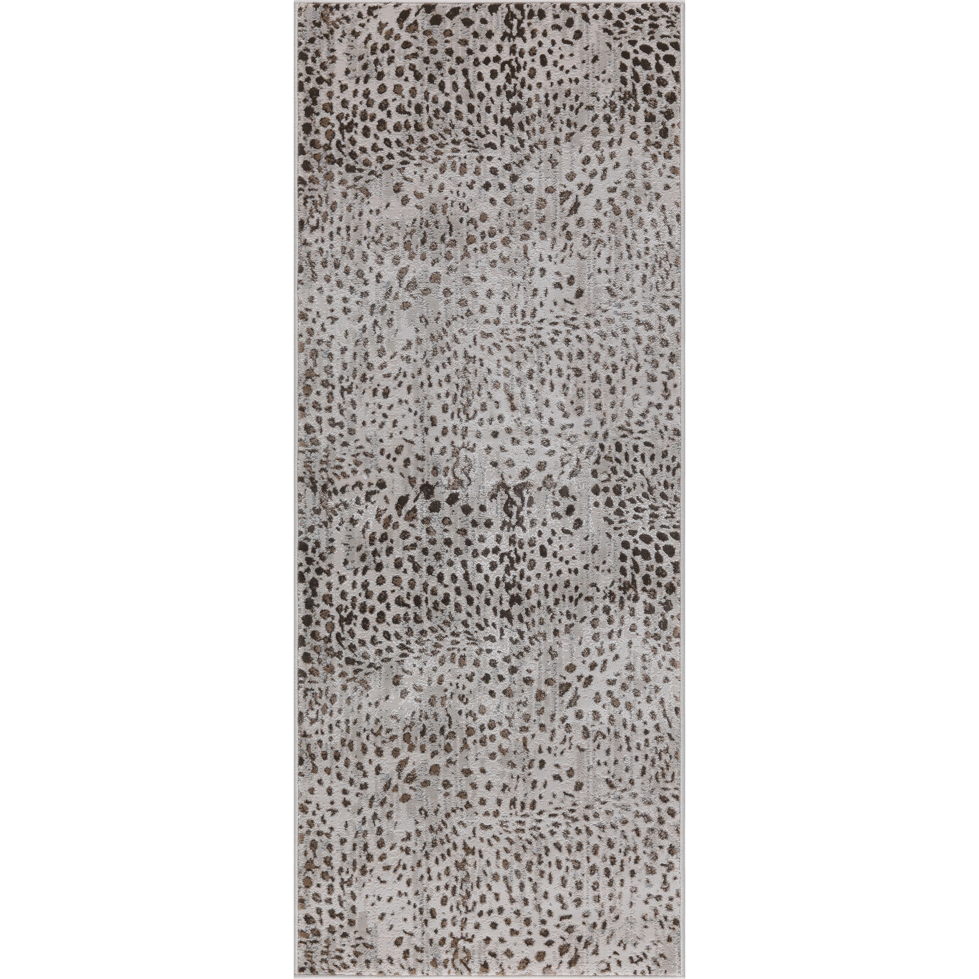 MDA Rugs Nevada Collection Animal Printed Beige and Gold Rug