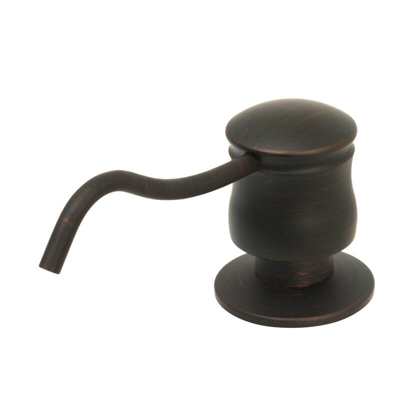 Built in Copper Soap Dispenser Refill from Top with 17 OZ Bottle - 3 Years Warranty - Oil Rubbed Bronze