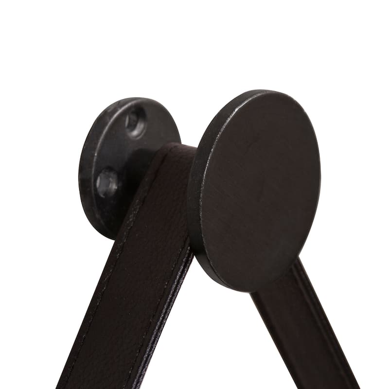 Allan Andrews Huntley Brushed Black Wall Mirror - 30 x 30" x 1.1/4""