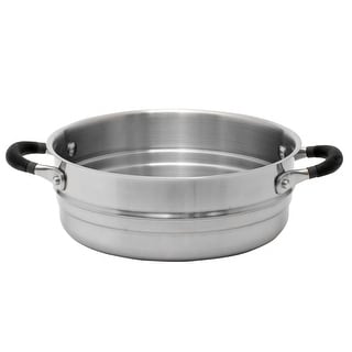 5 Inch Steamer Insert Meyer Accent Series Stainless Steel Steamer Insert, 5-Quart - Bed Bath ...