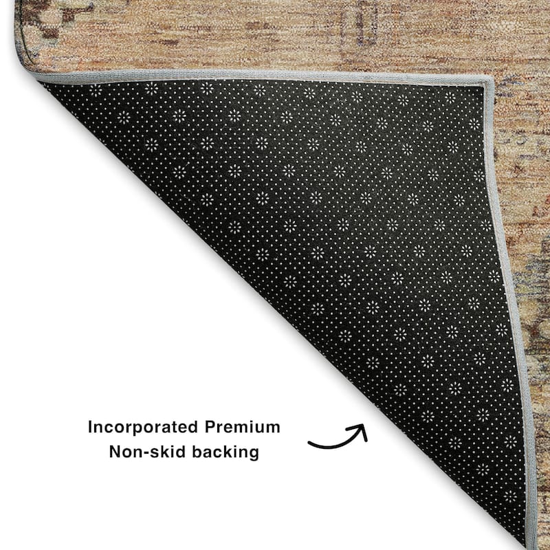 Premium Washable Super Soft Vintage Traditional Mayfield Rug