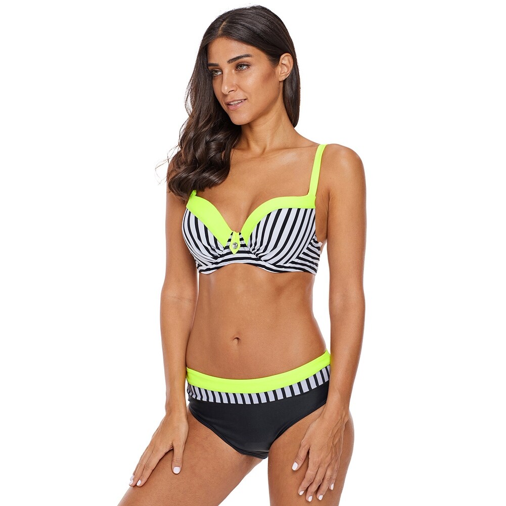 womens neon bikini