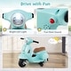 preview thumbnail 19 of 25, Costway Kids Ride on Motorcycle with Training Wheels Headlight Horn 6V - See Details