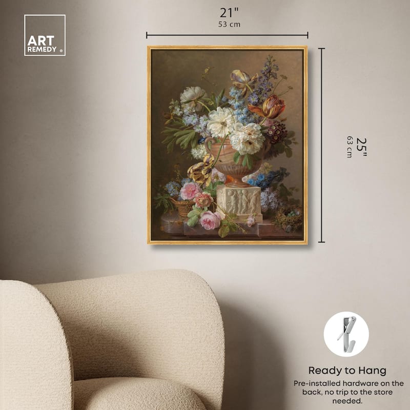 Alabaster Vase 1783 Canvas by Art Remedy