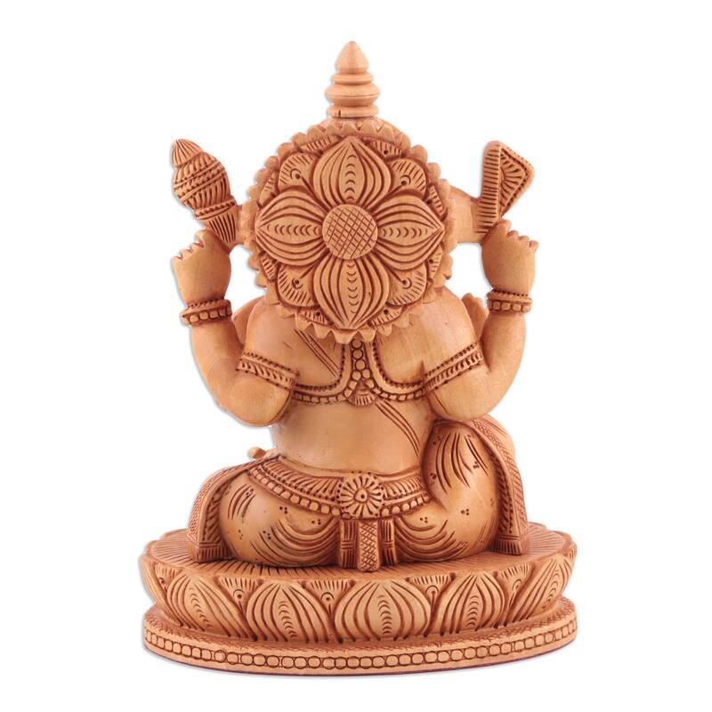 Novica Handmade Blessing Of Peace Wood Sculpture
